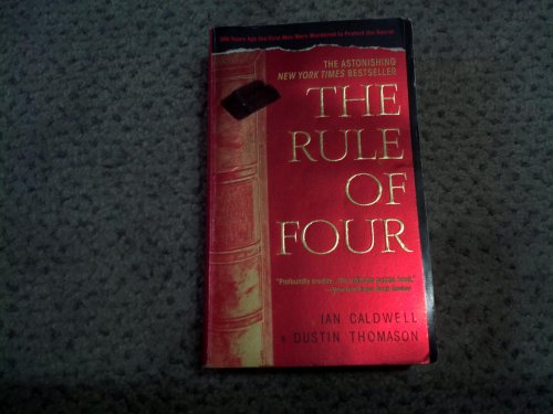 Stock image for The Rule Of Four for sale by Bank of Books