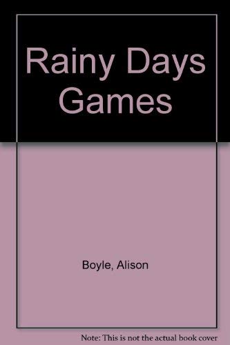 9780099561705: Rainy Days Games