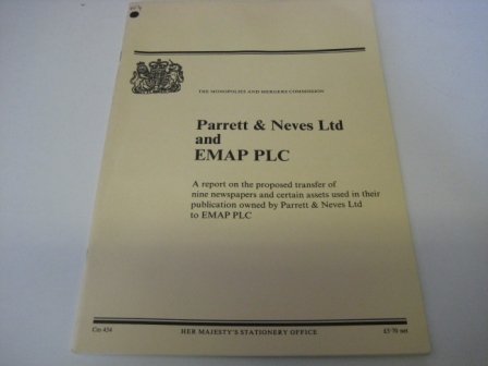 Stock image for Parrett and Neves Ltd. and EMAP PLC for sale by PsychoBabel & Skoob Books