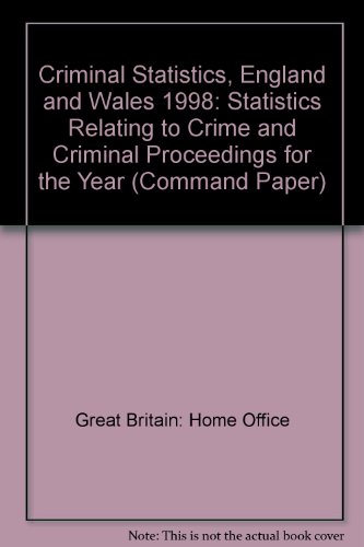 Criminal Statistics - England and Wales (9780101464925) by Unknown Author