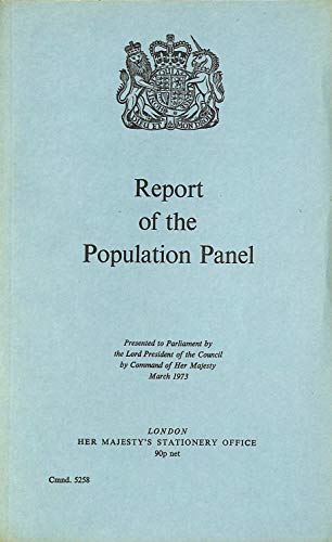 9780101525800: Population Panel Report (Command 5258)