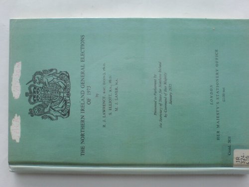 9780101585101: The Northern Ireland general elections of 1973 (Cmnd.5851)