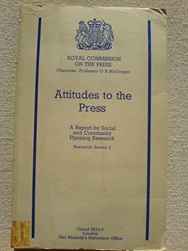 Imagen de archivo de Royal Commission on the Press : Industrial Relations in the Provincial Newspaper and Periodical Industries (Cmnd 6810-2) a la venta por Richard Sylvanus Williams (Est 1976)