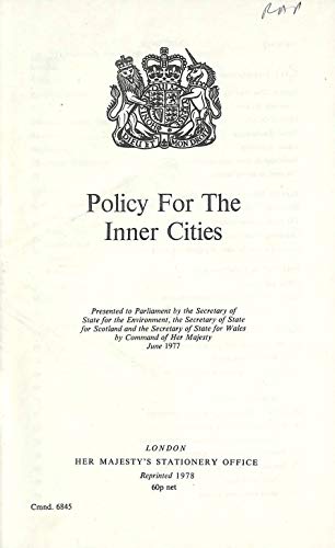 9780101684507: Policy for the Inner Cities: 6845 (Command Paper)