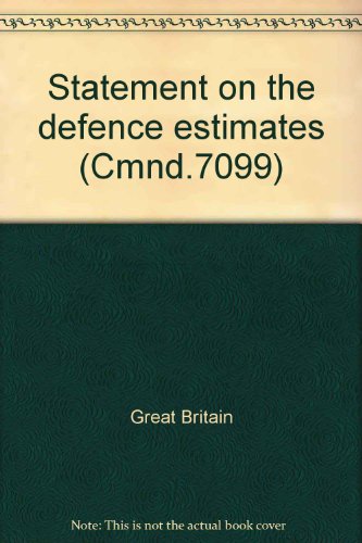 9780101709903: Statement on the defence estimates, 1978: 7099