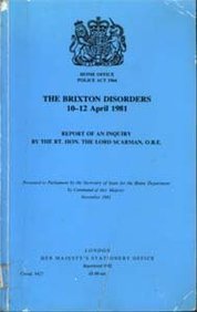 Beispielbild fr The Brixton Disorders, April 10-12, 1981: Inquiry Report. Chmn.Lord Scarman: 8427 (Command Paper) zum Verkauf von WorldofBooks