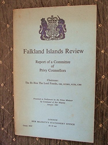 Imagen de archivo de Falkland Islands Review: report of a committee of Privy counsellors: 8787 (Cmnd) a la venta por WorldofBooks