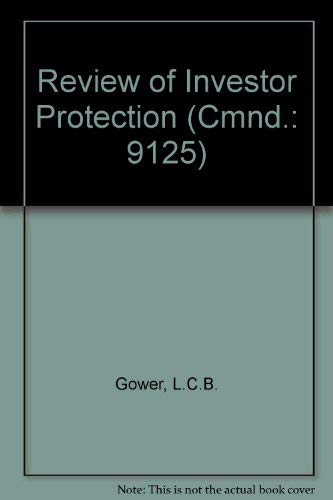 Beispielbild fr Review of Investor Protection (Cmnd.: 9125) zum Verkauf von Phatpocket Limited