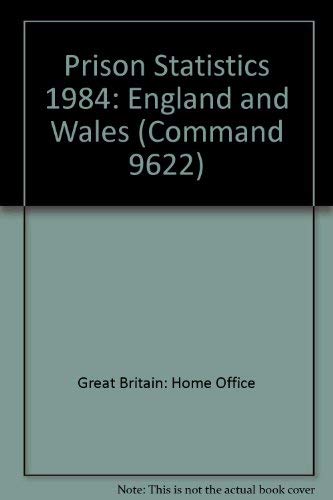 9780101962209: Prison Statistics: England and Wales (Command 9622)