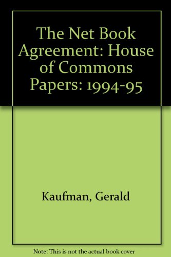 9780102383959: 4th report [session 1994-95]: the Net Book Agreement, together with the proceedings of the Committee, minutes of evidence and appendices: 1994-95 383