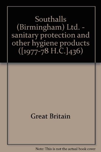 9780102436785: Southalls (Birmingham) Ltd. - sanitary protection and other hygiene products