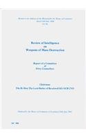 Beispielbild fr The Butler Report - Review of Intelligence on Weapons of Mass Destruction zum Verkauf von WorldofBooks