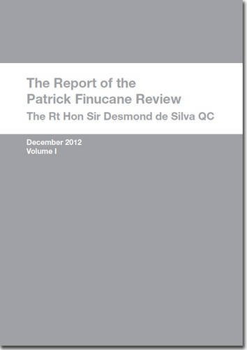 9780102981087: The report of the Patrick Finucane review: 2012-13 802 (House of Commons Papers)
