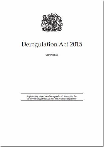 9780105400097: Deregulation Act 2015: Chapter 20