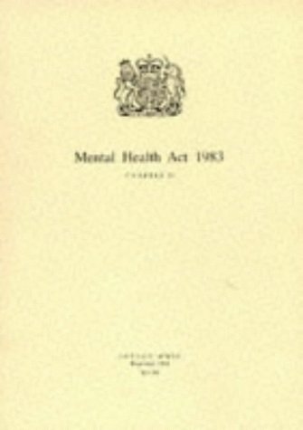 Stock image for Mental Health Act 1983: Elizabeth II, 1983. Chapter 20 for sale by WorldofBooks