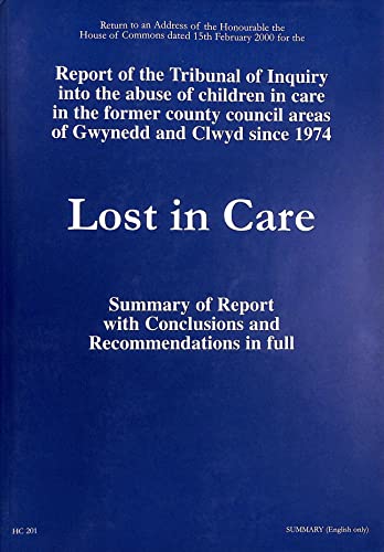 Imagen de archivo de The Waterhouse Report: Lost in Care: Summary a la venta por Phatpocket Limited
