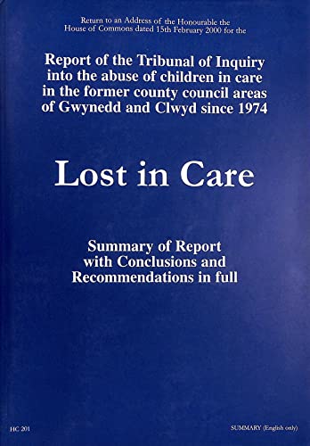 Stock image for The Waterhouse Report: Lost in Care: Summary for sale by Phatpocket Limited