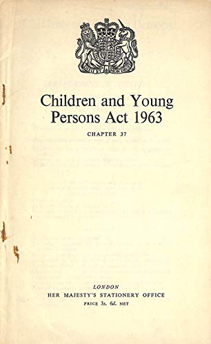 Children and Young Persons Act 1963 (9780108500381) by Hmso