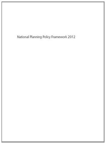 9780108511554: National planning policy framework 2012