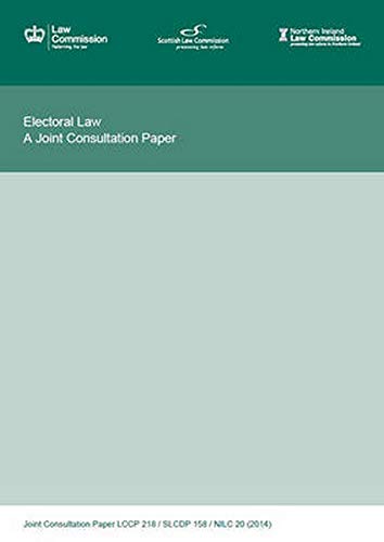 9780108560859: Electoral law: a joint consultation paper: 218