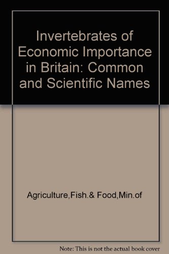 9780112403173: Invertebrates of Economic Importance in Britain: Common and Scientific Names