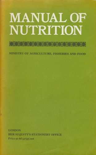 Beispielbild fr Manual of Nutrition zum Verkauf von WorldofBooks