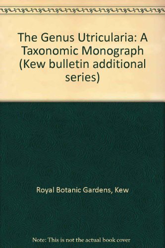 9780112500469: The Genus Utricularia: A Taxonomic Monograph (Kew Bulletin Additional Series)
