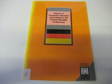 9780112707554: Aspects of Vocational Education and Training in the Federal Republic of Germany