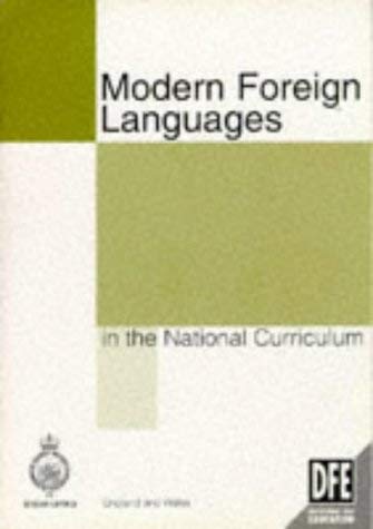 9780112708896: Modern Foreign Languages in the National Curriculum