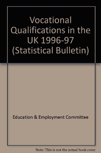 9780112710301: Vocational Qualifications in the UK: No. 5/98 (Statistical Bulletin S.)
