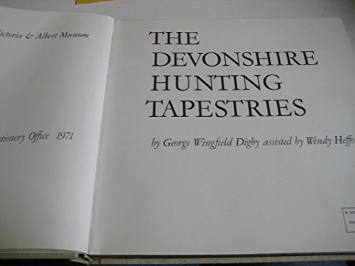 9780112900375: The Devonshire hunting tapestries;