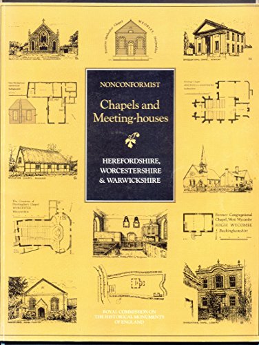 9780113000050: Herefordshire, Worcestershire and Warwickshire (Inventory of Nonconformist Chapels and Meeting Houses in Central England)