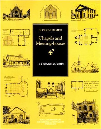 Stock image for Nonconformist Chapels and Meeting Houses in Buckinghamshire for sale by Castle Hill Books