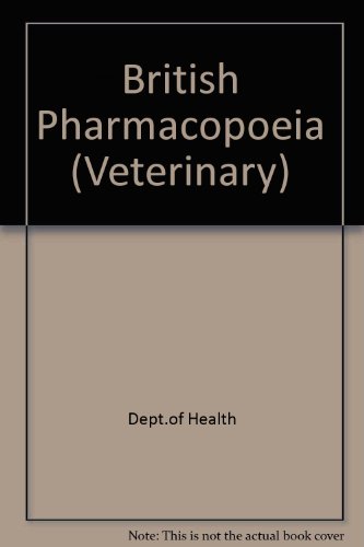 Brit Pharmacopeia Veterinary (9780113208487) by Dept.of Health