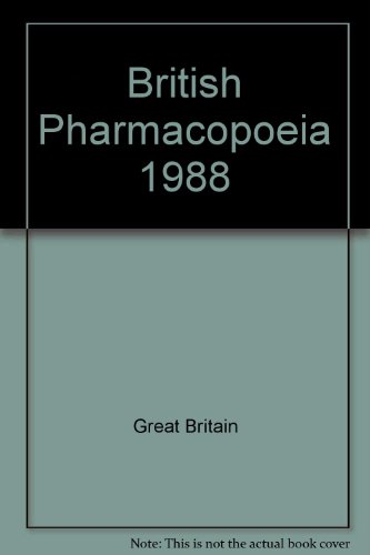 Beispielbild fr British Pharmacopoeia 1988 zum Verkauf von medimops