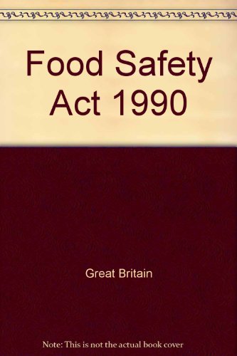 Stock image for Food Safety Act 1990 for sale by Phatpocket Limited