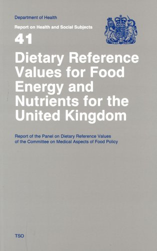 Stock image for Dietary Reference Values of Food Energy and Nutrients for the United Kingdom : Report of the Panel on Dietary Reference Values of the Committee on Medical Aspects of Food Policy for sale by Better World Books Ltd