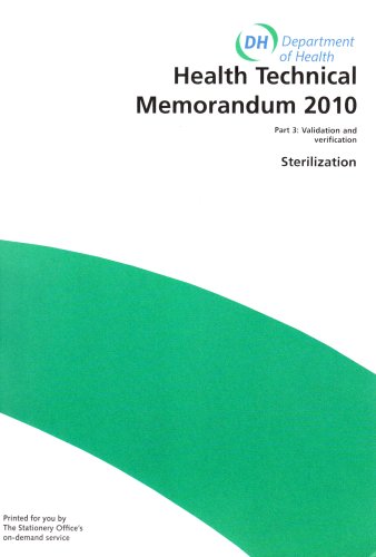 Stock image for Sterilization: HTM 2010: Part 3 (Health Technical Memorandum) for sale by Phatpocket Limited