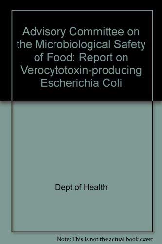 Stock image for Report on Verocytotoxin-producing Escherichia Coli for sale by Phatpocket Limited