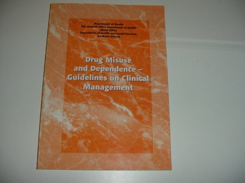 Stock image for Drug Misuse and Dependence for sale by Blackwell's