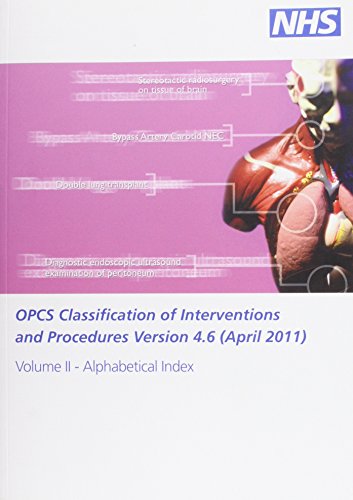 9780113228676: OPCS classification of interventions and procedures: Vol. 2: Alphabetical index