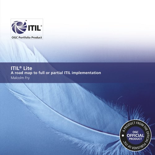 Imagen de archivo de ITIL lite: a road map to full or partial ITIL implementation: 3 a la venta por WorldofBooks