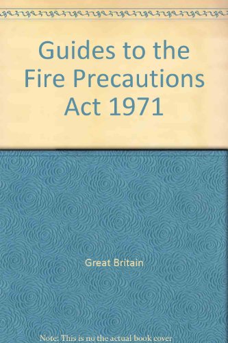 9780113404452: Guides to the Fire Precautions Act 1971