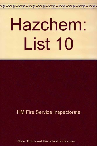 9780113412235: Hazchem List