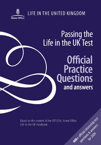 Beispielbild fr Passing the life in the UK test: official practice questions and answers zum Verkauf von WorldofBooks