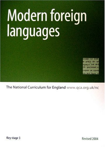 Stock image for Modern Foreign Languages : The National Curriculum for England for sale by Better World Books Ltd