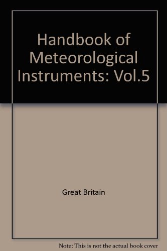 9780114003289: Handbook of Meteorological Instruments
