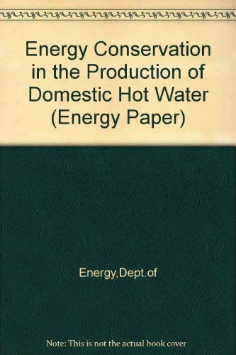 9780114110222: Energy conservation in the production of domestic hot water (Energy paper)