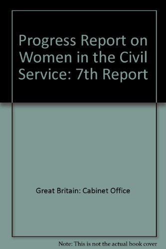 Imagen de archivo de Progress Report on Women in the Civil Service a la venta por Phatpocket Limited