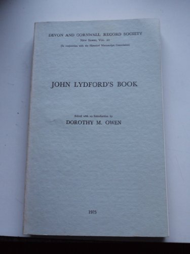 Imagen de archivo de John Lydford's Book a la venta por Steve Liddle, ABA PBFA  ILAB